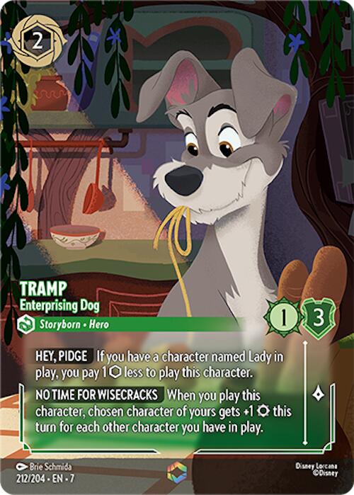 Tramp - Enterprising Dog (Enchanted) (212/204) [Archazia's Island] | Devastation Store