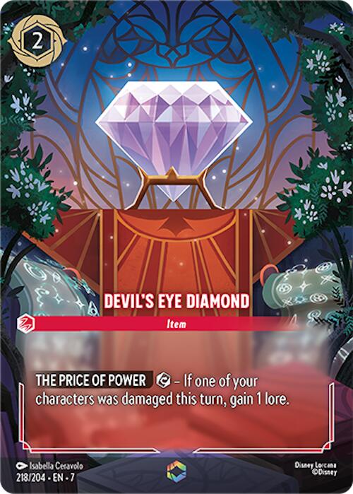 Devil's Eye Diamond (Enchanted) (218/204) [Archazia's Island] | Devastation Store