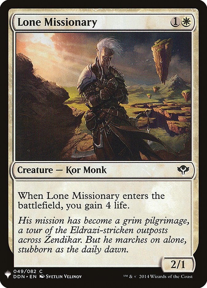 Lone Missionary [Mystery Booster] | Devastation Store