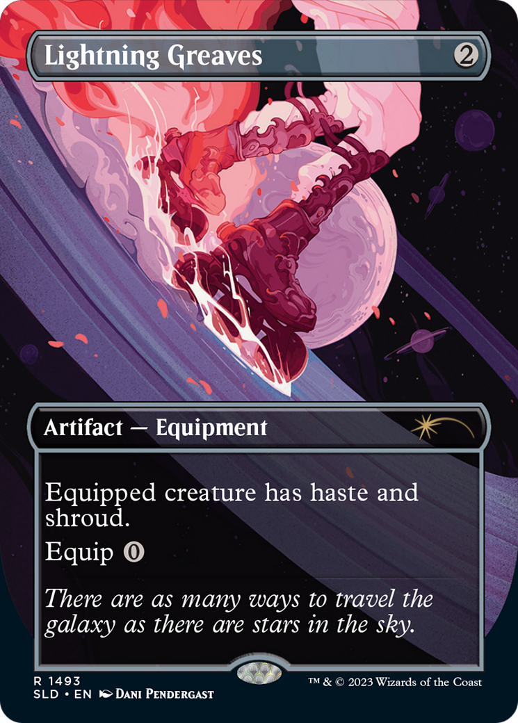 Lightning Greaves (1493) (Galaxy Foil) [Secret Lair Drop Series] | Devastation Store