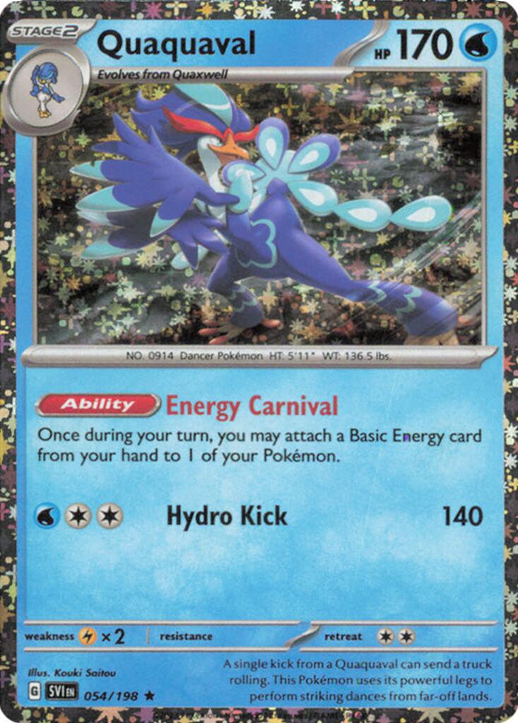 Quaquaval (054/198) (Sparkle Holo) [Miscellaneous Cards] | Devastation Store