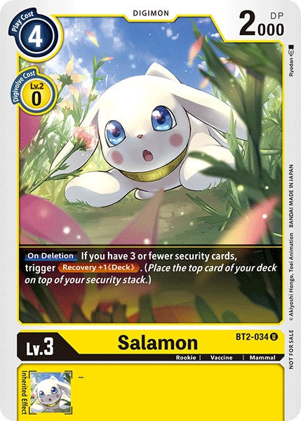 Salamon [BT2-034] (Official Tournament Pack Vol.3) [Release Special Booster Promos] | Devastation Store