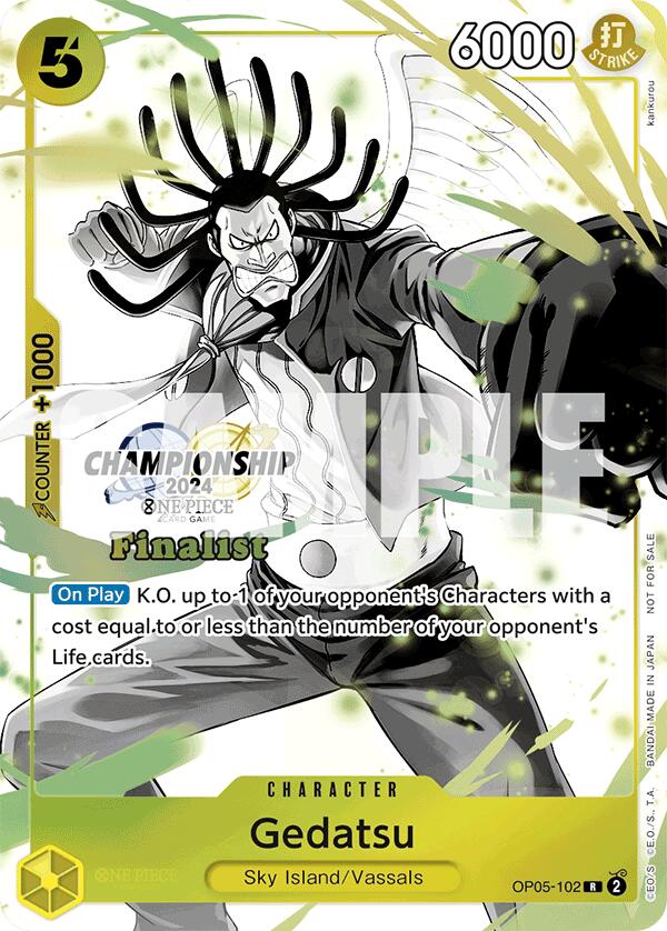 Gedatsu (Championship 2024 Card Set Vol. 2) [Finalist] [One Piece Promotion Cards] | Devastation Store