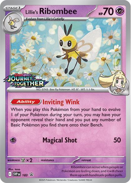 Lillie's Ribombee (183) [Scarlet & Violet: Black Star Promos] | Devastation Store