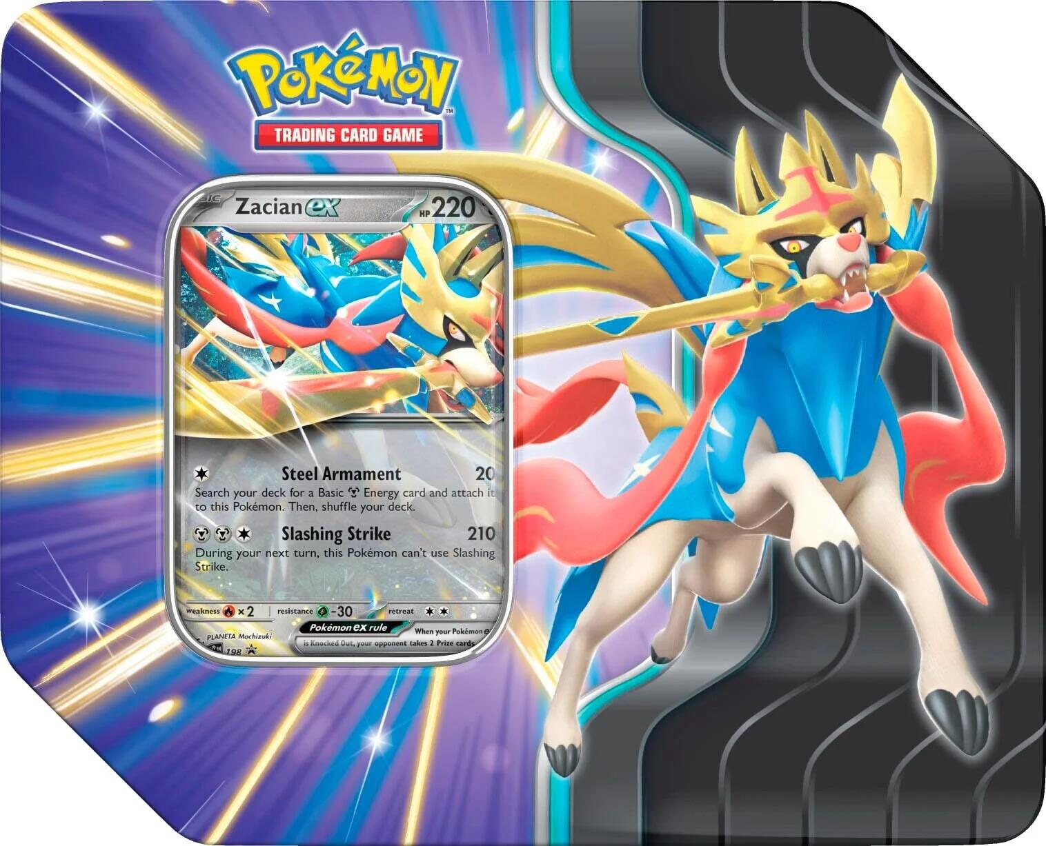 Slashing Legends Tin (Zacian ex) | Devastation Store
