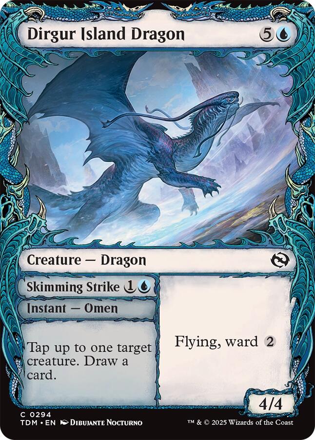 Dirgur Island Dragon (Showcase) [Tarkir: Dragonstorm] | Devastation Store