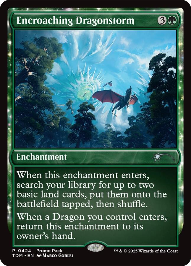 Encroaching Dragonstorm [Tarkir: Dragonstorm Promos] | Devastation Store