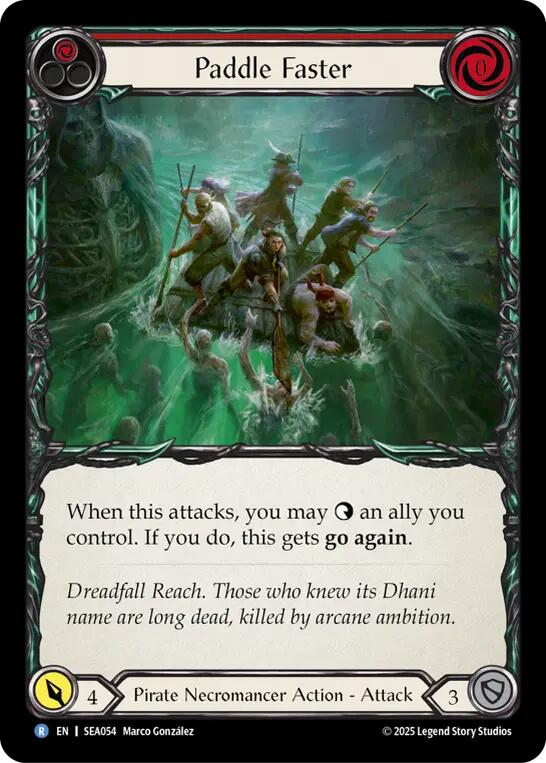 Paddle Faster [SEA054] (High Seas)  Rainbow Foil | Devastation Store