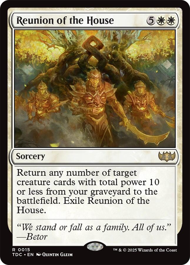 Reunion of the House [Tarkir: Dragonstorm Commander] | Devastation Store