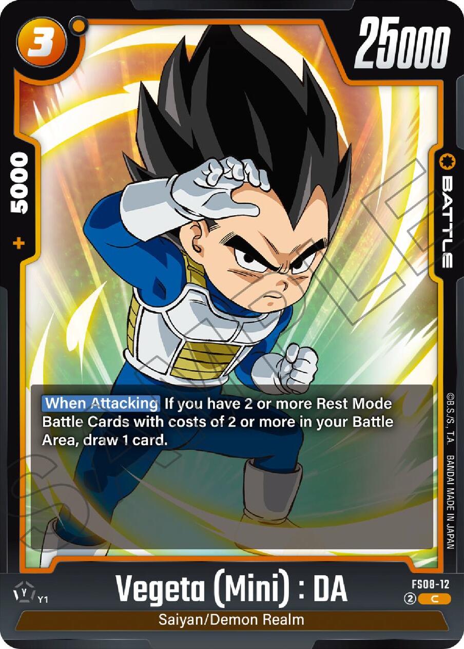 Vegeta (Mini) : DA (FS08-12) [Starter Deck: Vegeta (Mini) Super Saiyan 3] | Devastation Store