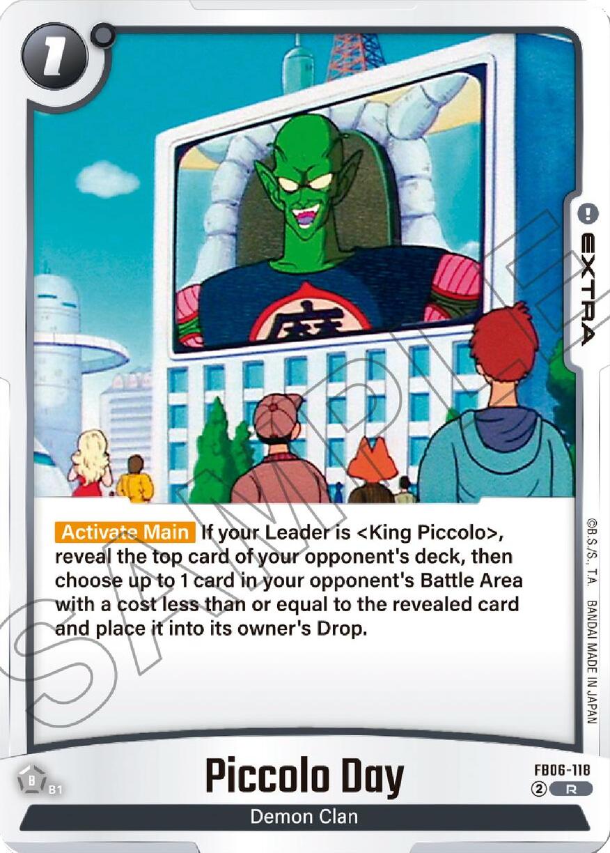 Piccolo Day [Rivals Clash] | Devastation Store