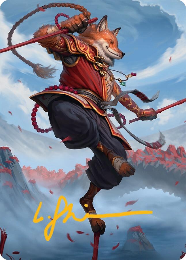 Equilibrium Adept Art Card (16/54) (Gold-Stamped Signature) [Tarkir: Dragonstorm Art Series] | Devastation Store