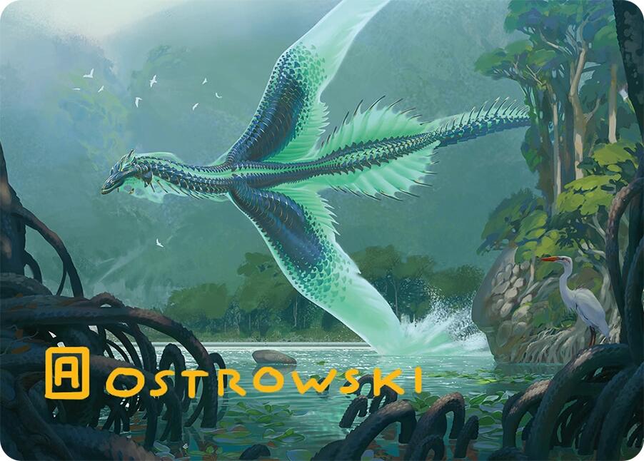 Teval, Arbiter of Virtue Art Card (26/54) (Gold-Stamped Signature) [Tarkir: Dragonstorm Art Series] | Devastation Store