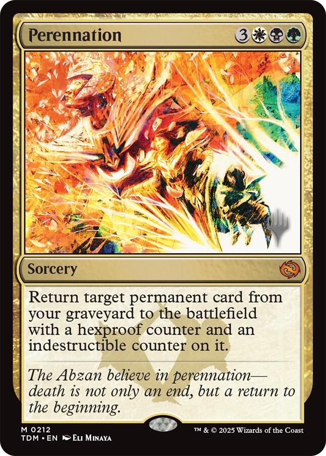 Perennation [Tarkir: Dragonstorm Promos] | Devastation Store
