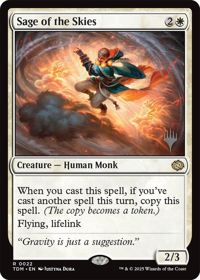 Sage of the Skies [Tarkir: Dragonstorm Promos] | Devastation Store