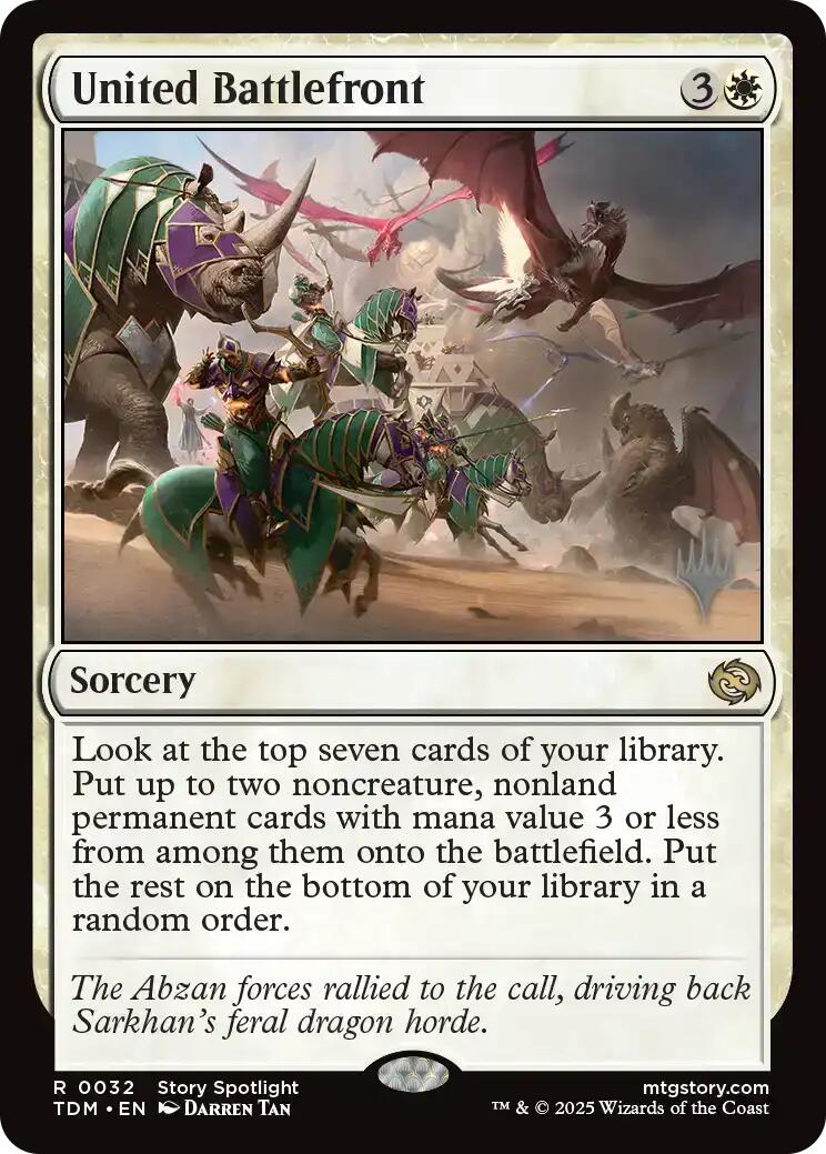 United Battlefront [Tarkir: Dragonstorm Promos] | Devastation Store