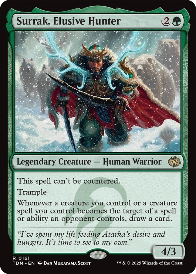 Surrak, Elusive Hunter [Tarkir: Dragonstorm Promos] | Devastation Store