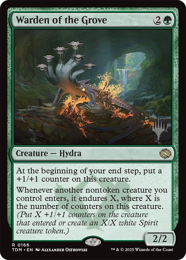 Warden of the Grove [Tarkir: Dragonstorm Promos] | Devastation Store
