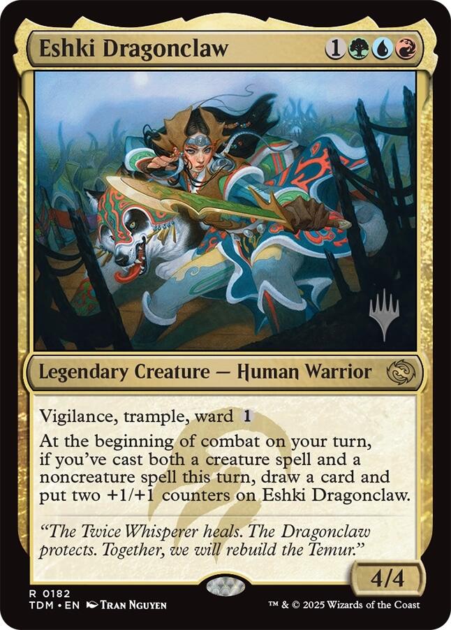Eshki Dragonclaw [Tarkir: Dragonstorm Promos] | Devastation Store