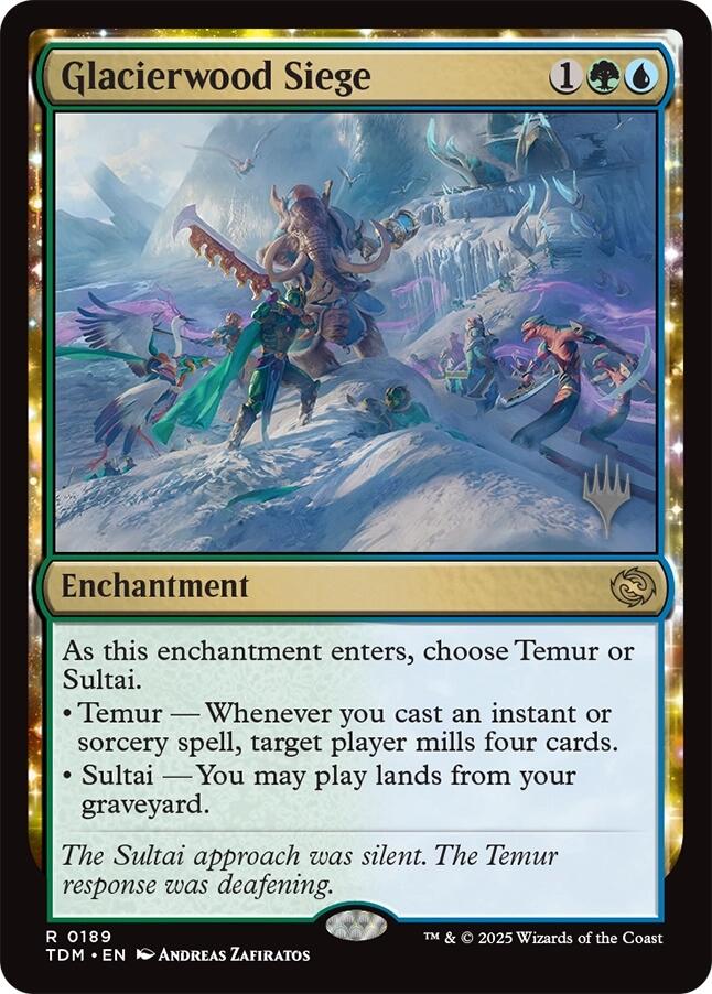 Glacierwood Siege [Tarkir: Dragonstorm Promos] | Devastation Store