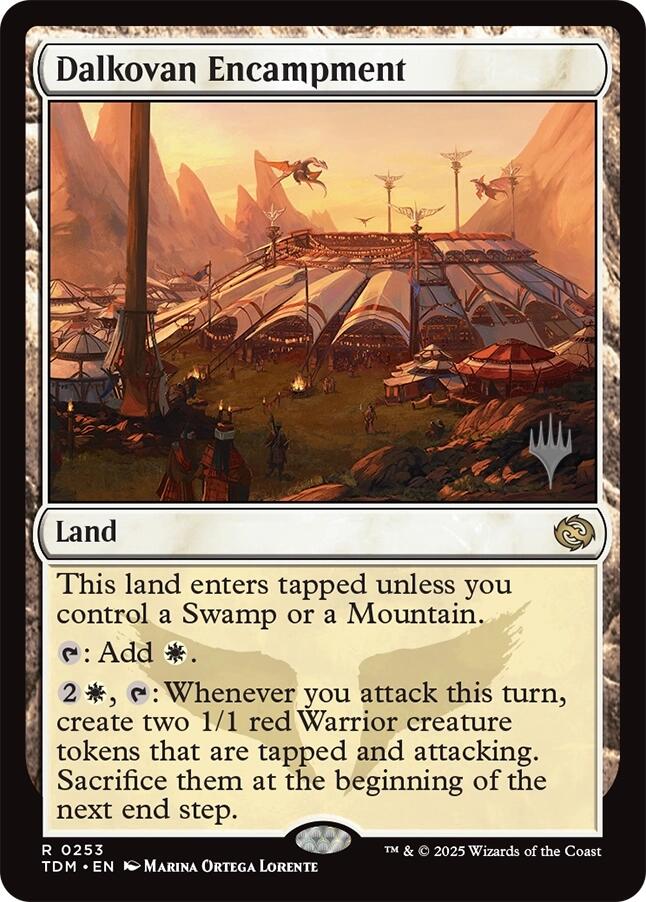 Dalkovan Encampment [Tarkir: Dragonstorm Promos] | Devastation Store