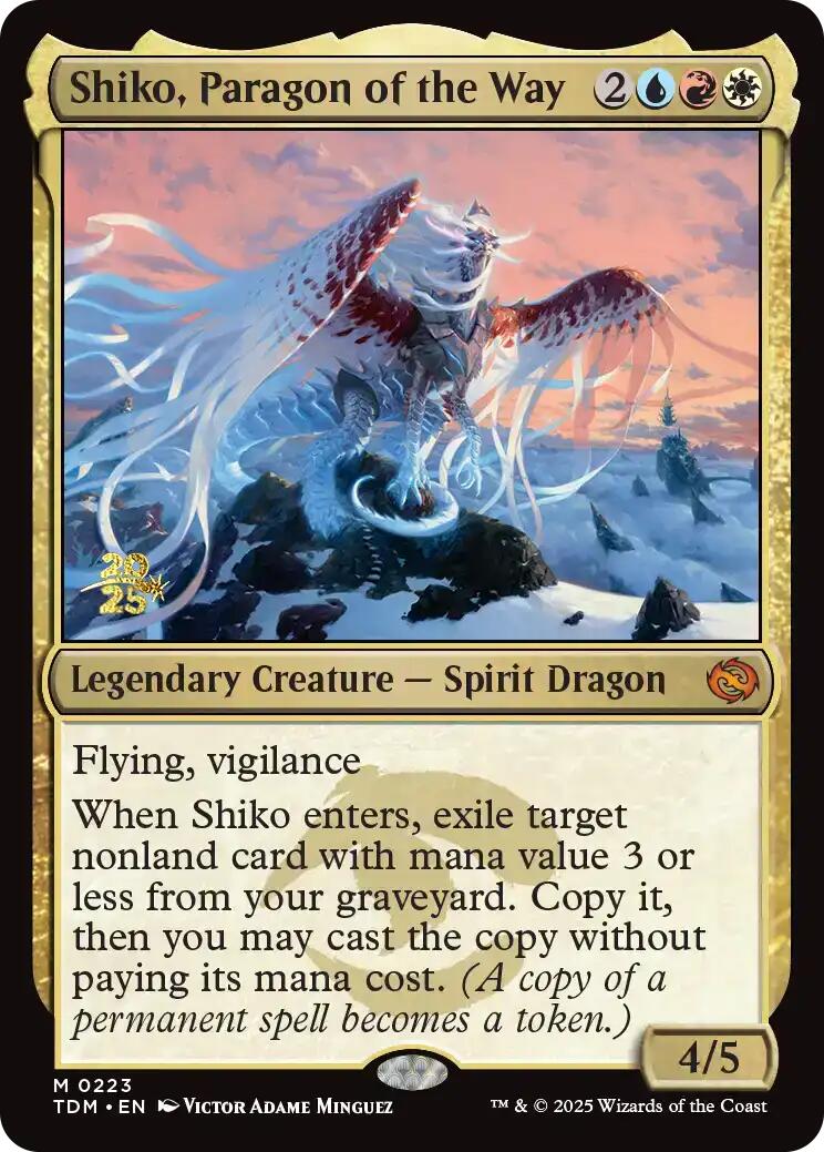 Shiko, Paragon of the Way [Tarkir: Dragonstorm Prerelease Cards] | Devastation Store