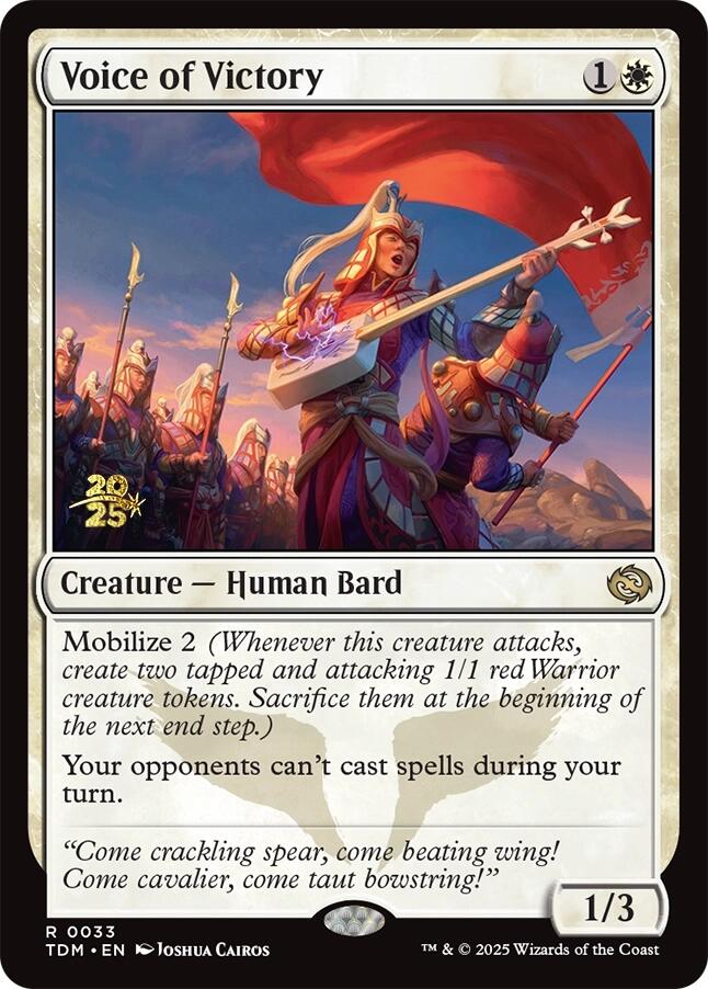 Voice of Victory [Tarkir: Dragonstorm Prerelease Cards] | Devastation Store