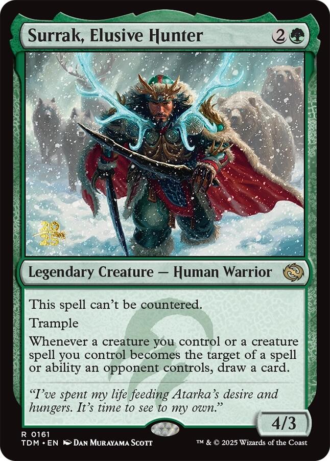 Surrak, Elusive Hunter [Tarkir: Dragonstorm Prerelease Cards] | Devastation Store