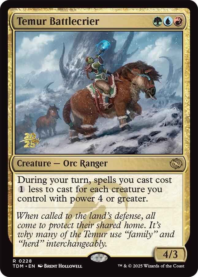 Temur Battlecrier [Tarkir: Dragonstorm Prerelease Cards] | Devastation Store