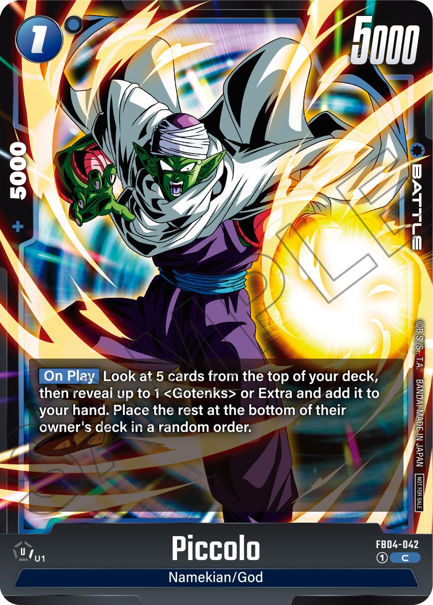 Piccolo (Limited Pack 01) [Fusion World Promotion Cards] | Devastation Store