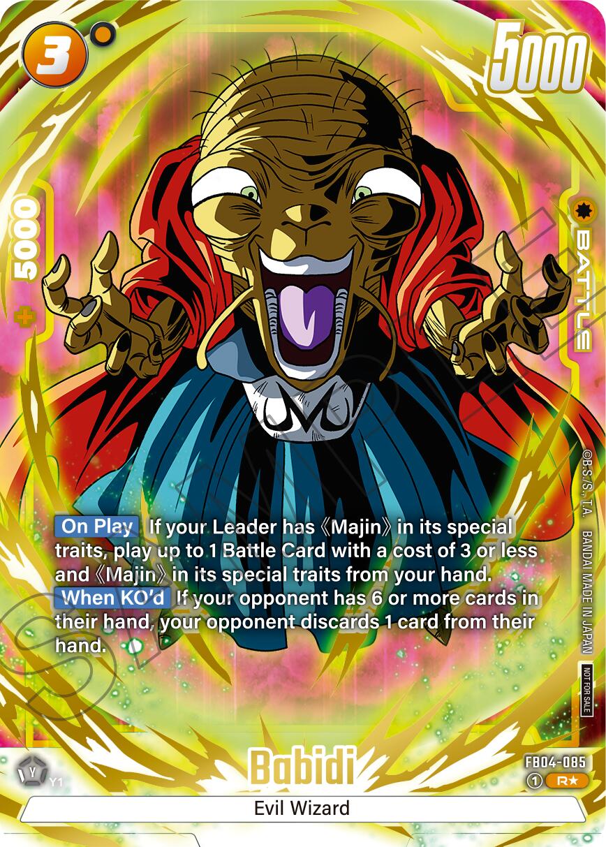 Babidi (Alternate Art - Limited Pack 01) [Fusion World Promotion Cards] | Devastation Store