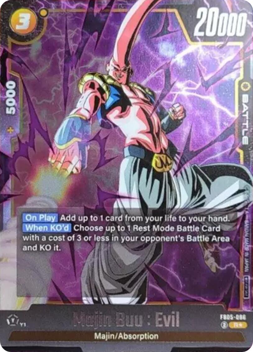 Majin Buu : Evil (Tournament Pack 06) [Fusion World Tournament Cards] - Devastation Store | Devastation Store