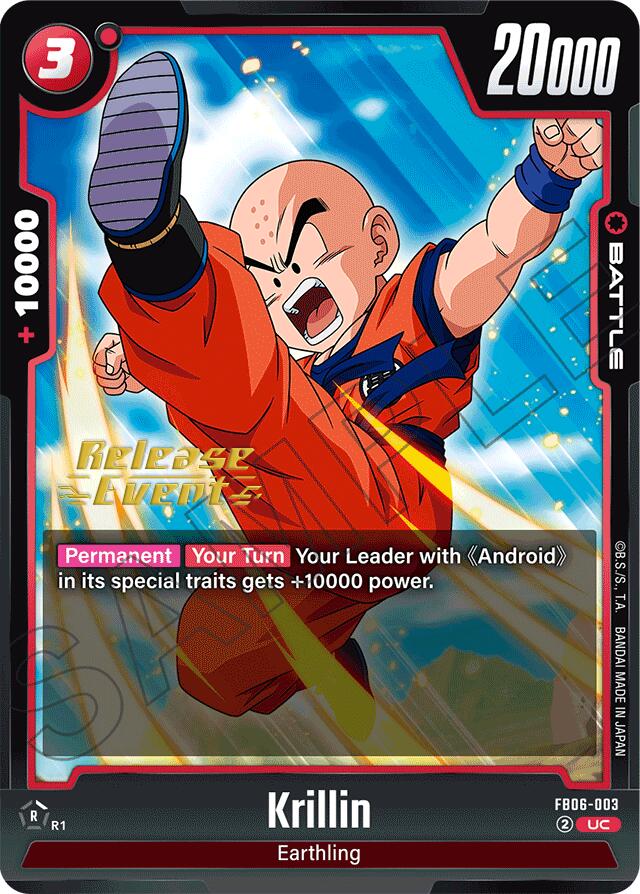 Krillin (FB06-003) [Rivals Clash Release Event Cards] | Devastation Store