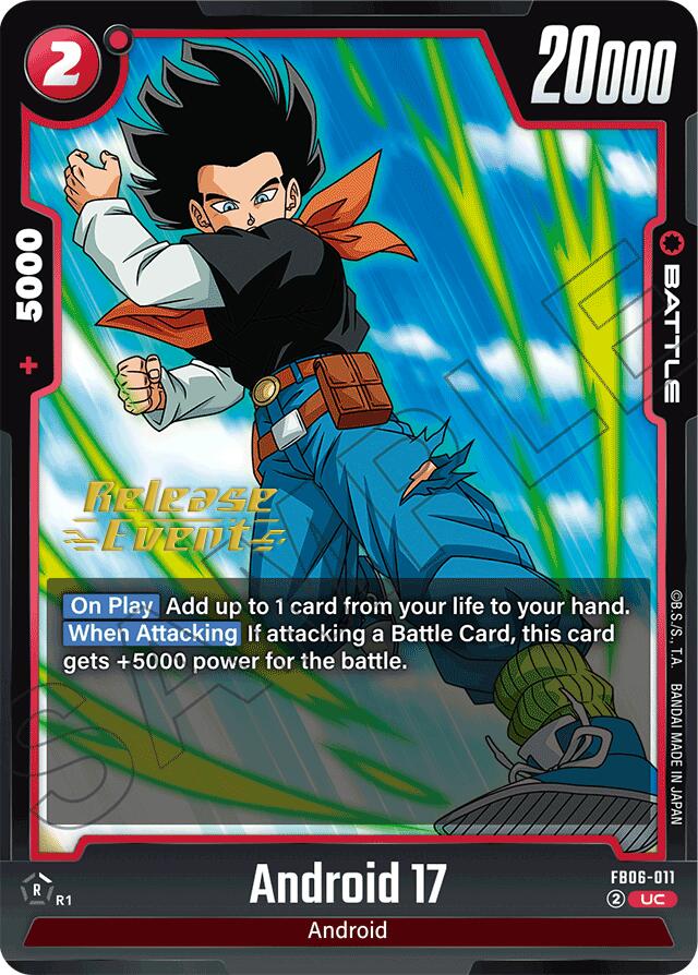 Android 17 (FB06-011) [Rivals Clash Release Event Cards] | Devastation Store
