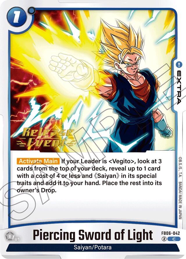 Piercing Sword of Light [Rivals Clash Release Event Cards] | Devastation Store