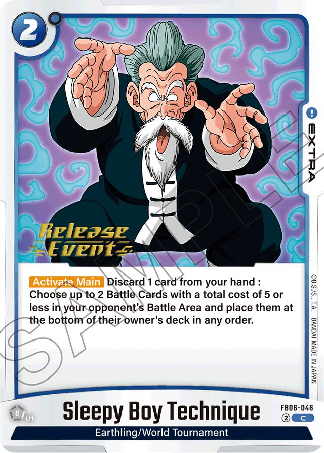 Sleepy Boy Technique [Rivals Clash Release Event Cards] | Devastation Store