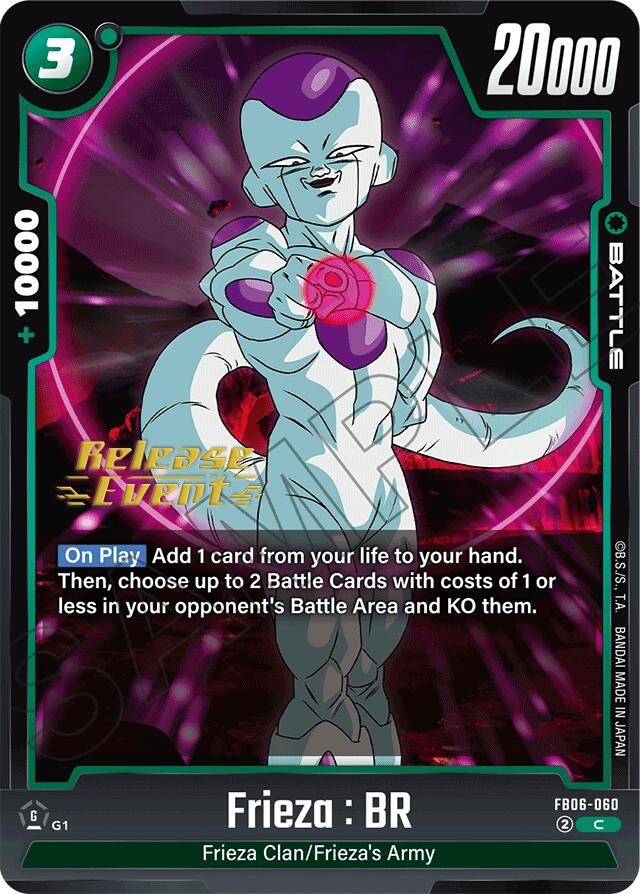 Frieza : BR [Rivals Clash Release Event Cards] | Devastation Store