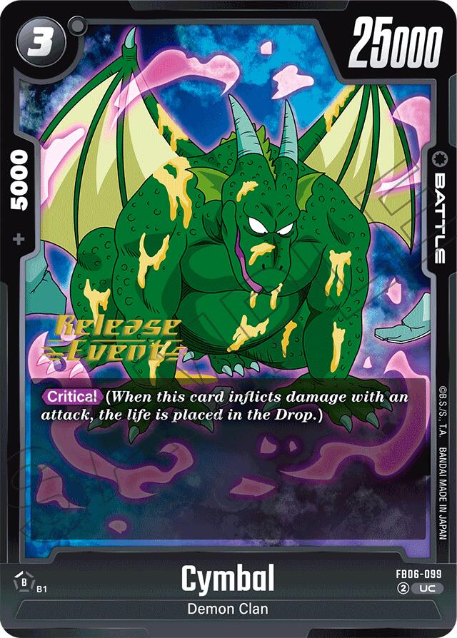 Cymbal (FB06-099) [Rivals Clash Release Event Cards] | Devastation Store