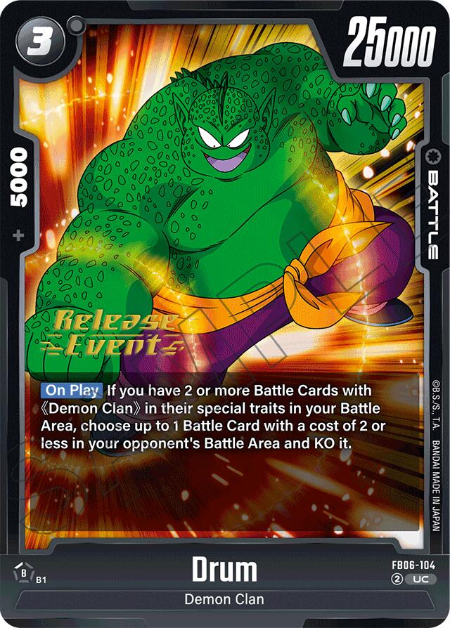 Drum (FB06-104) [Rivals Clash Release Event Cards] | Devastation Store