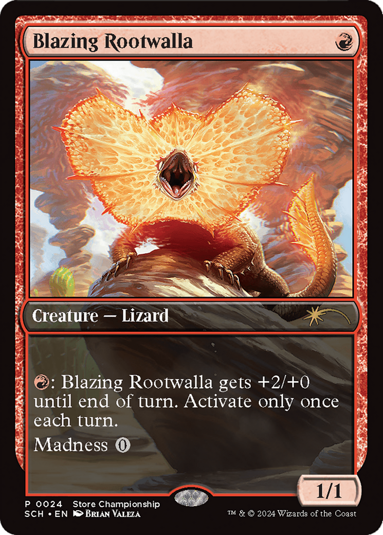 Blazing Rootwalla [World Championship 2024] | Devastation Store