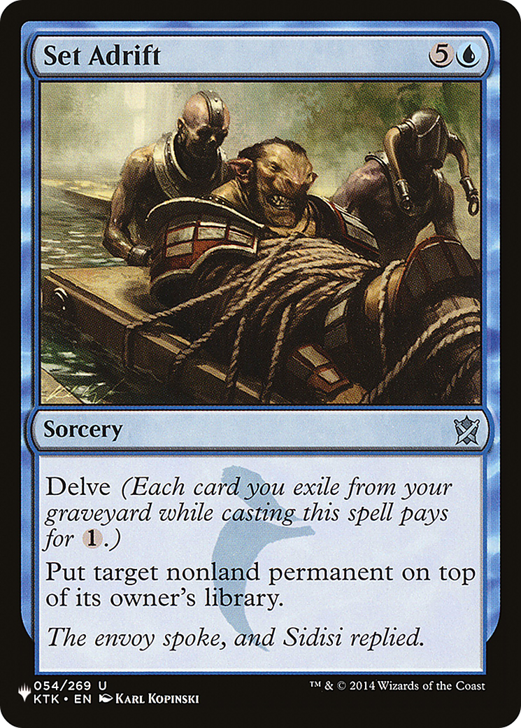 Set Adrift [The List Reprints] | Devastation Store