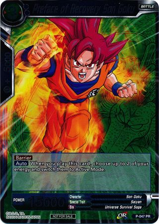 Preface of Recovery Son Goku (Event Pack 2 - 2018) (P-047_PR) [Promotion Cards] | Devastation Store