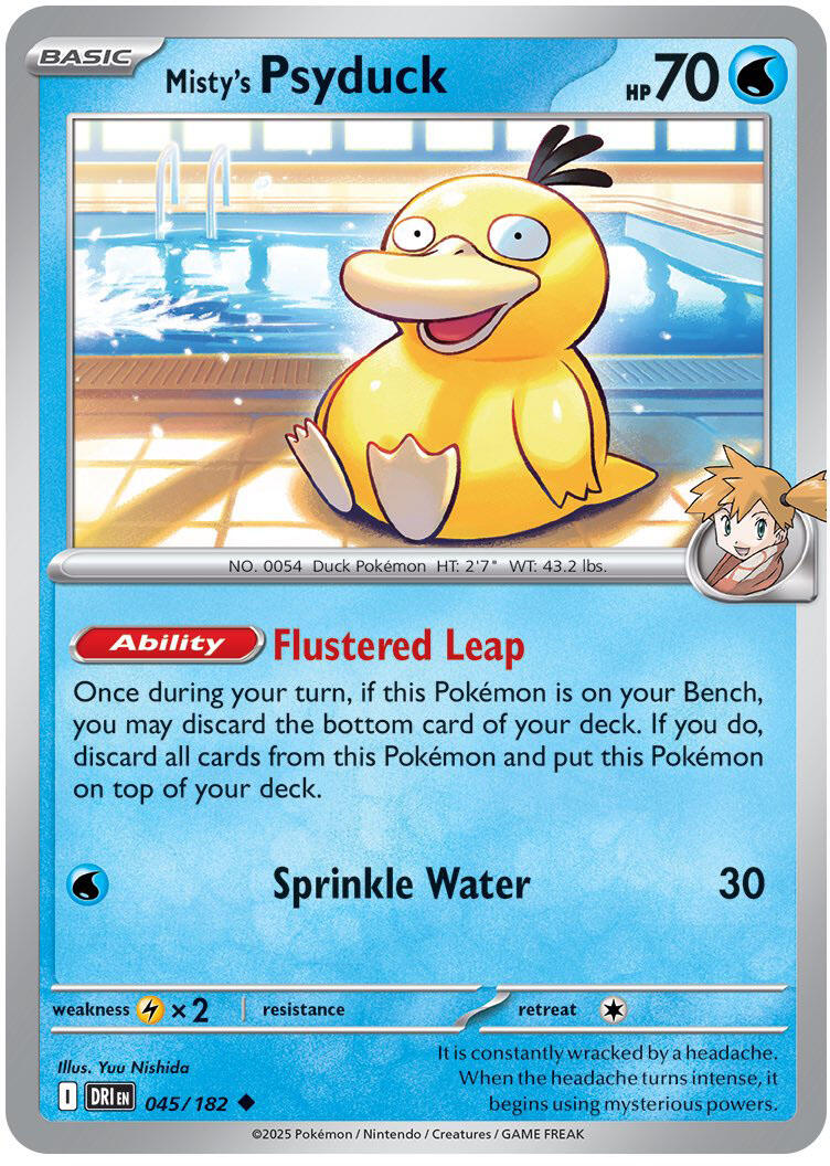 Misty's Psyduck (045/182) [Scarlet & Violet: Destined Rivals] | Devastation Store