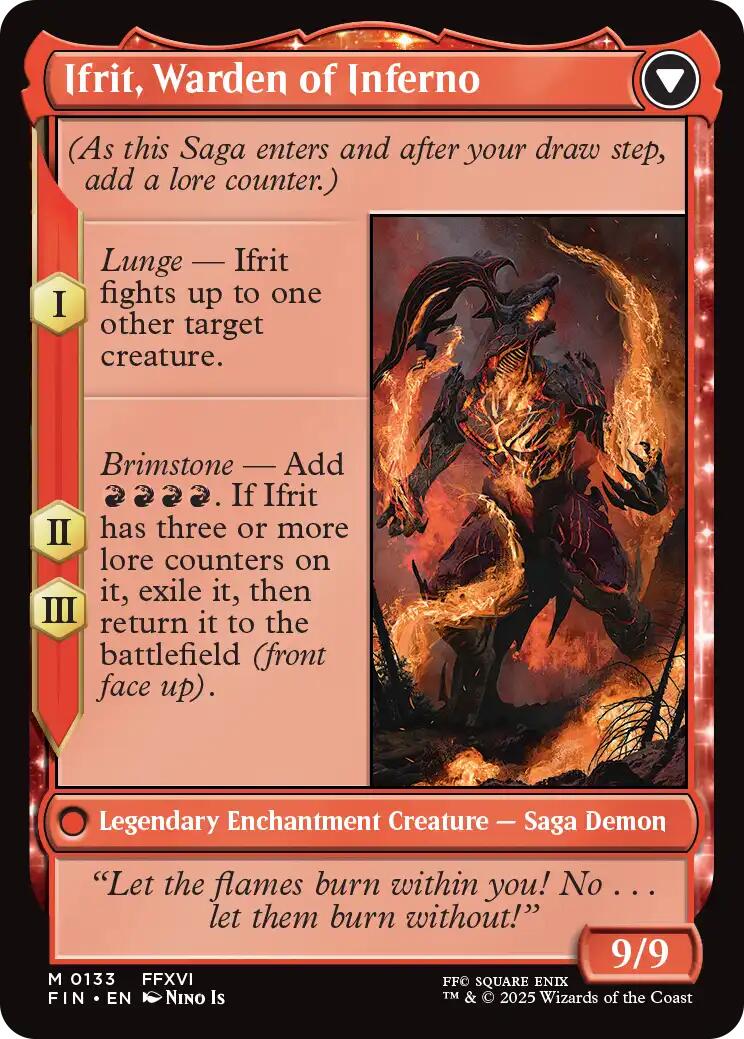 Clive, Ifrit's Dominant // Ifrit, Warden of Inferno [FINAL FANTASY] | Devastation Store