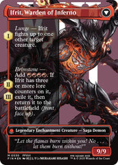 Clive, Ifrit's Dominant // Ifrit, Warden of Inferno (Borderless) (Surge Foil) [FINAL FANTASY] | Devastation Store