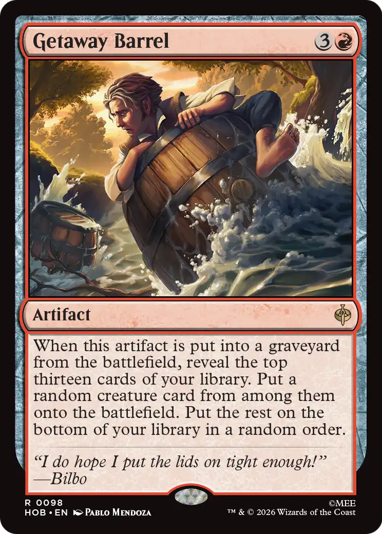 Getaway Barrel [The Hobbit] | Devastation Store