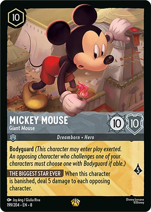 Mickey Mouse - Giant Mouse (199/204) [Reign of Jafar] | Devastation Store