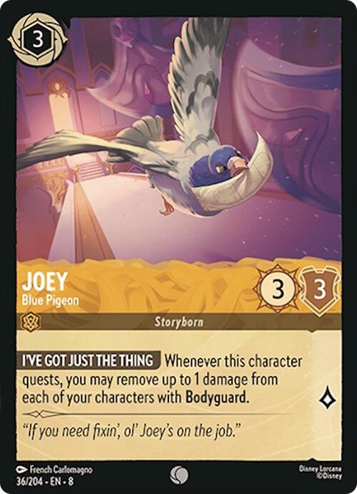 Joey - Blue Pigeon (36/204) [Reign of Jafar] | Devastation Store