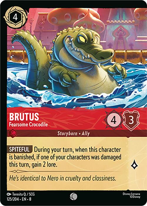 Brutus - Fearsome Crocodile (125/204) [Reign of Jafar] | Devastation Store