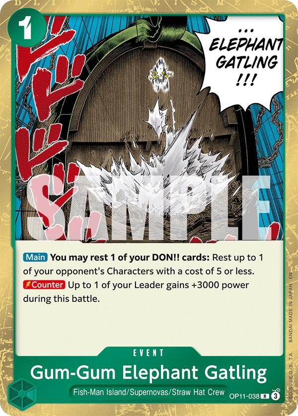 Gum-Gum Elephant Gatling [A Fist of Divine Speed] | Devastation Store